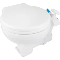 Matromarine manuelt toalett med stor bolle og soft close-lokk