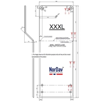 NorDav forlengerplate XXXL Elevator 7