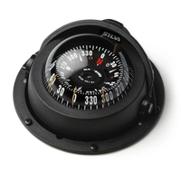Silva 100FBC kompass for flushmontering (sort)