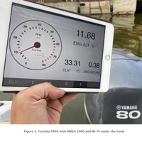 Yacht Devices Outboard Gateway YDOG-01R, NMEA 2000 motordata-gateway. SeaTalk NG-plugg