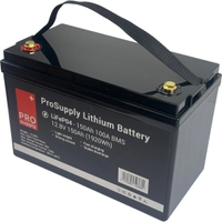 ProSupply Lithium 12V LiFePO4 batteri 150Ah 100A BMS