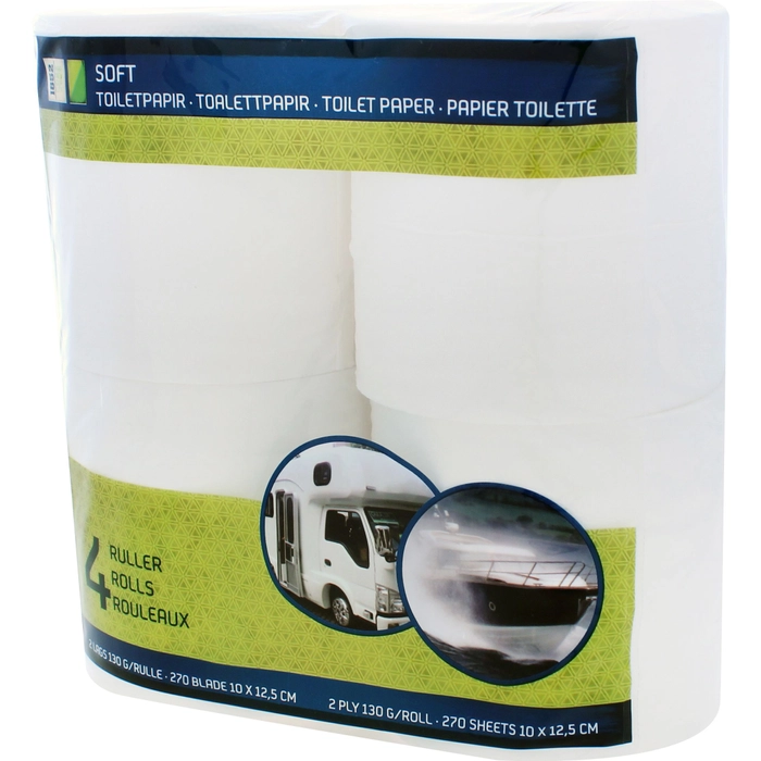 Soft Lux toalettpapir for båt (4 pk.)