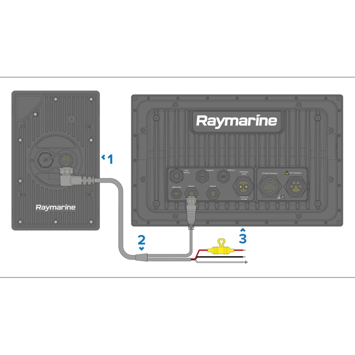 Raymarine strøm-og Raynetkabel til Alpha-instrumenter 5 meter 