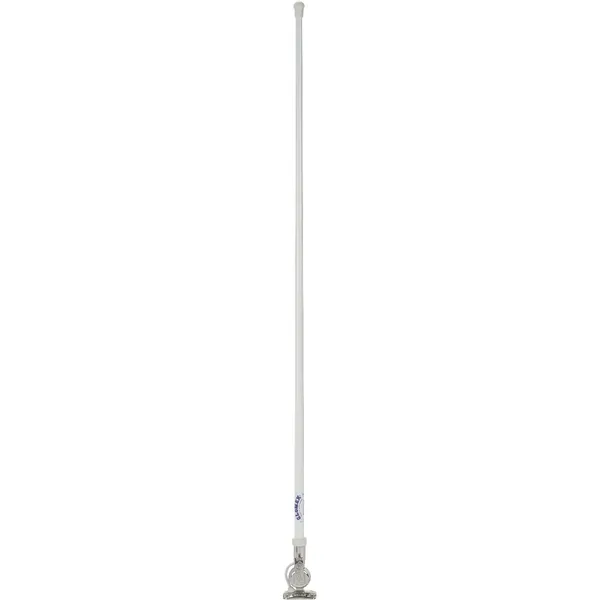 Glomex VHF antenne for motorbåt med syrefast festebrakett