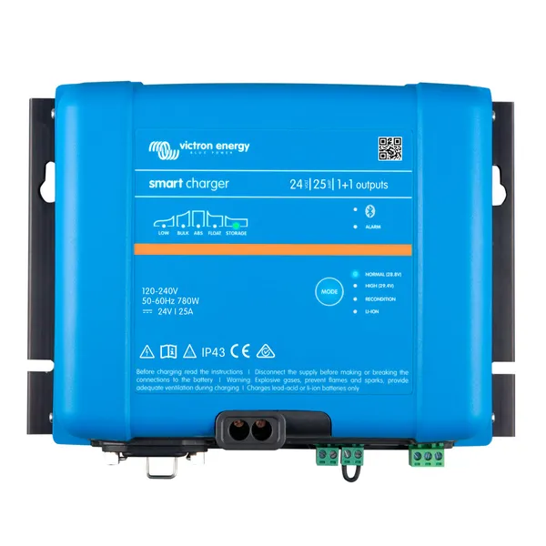 Victron Smart IP43 Batterilader 24V 25A 1+1 kanaler