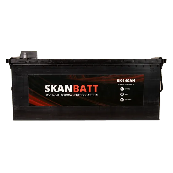 Skanbatt SK140AH Fritidsbatteri 12V 140Ah blybatteri