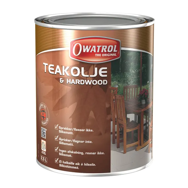 Owatrol Teakolje Silkematt 1 l