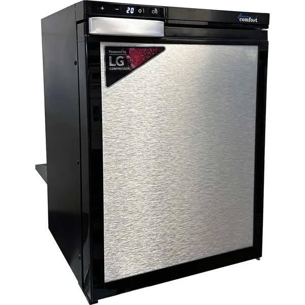 Ocean Comfort CR40 kjøleskap med grå / sølv front 12 / 24Volt