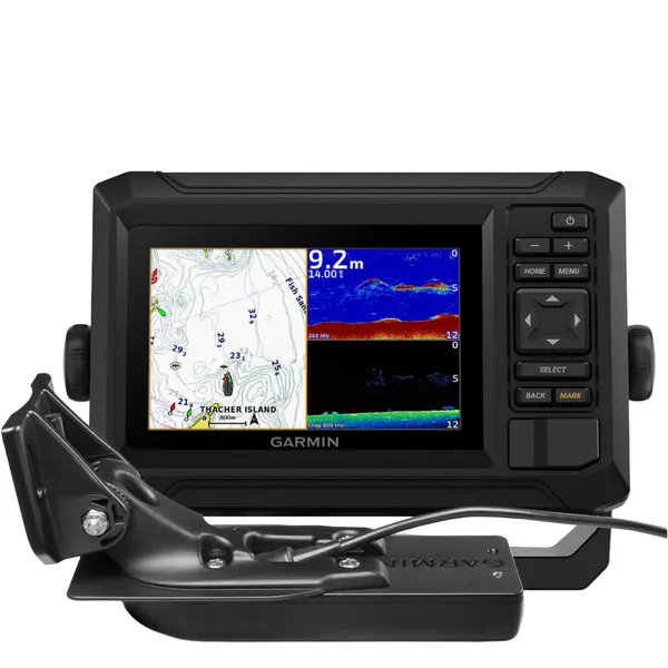 Garmin Echomap UHD2 52cv 5" kartplotter med ekkolodd, inkl. hekksvinger