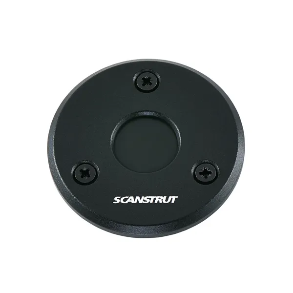 Scanstrut DS-LP-16-BLK lavprofil kabelgjennomføring sort alu, 2-8mm, plugg 16mm
