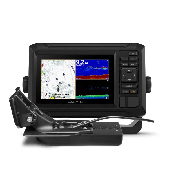 Garmin Echomap UHD2 52cv 5" kartplotter med ekkolodd, inkl. hekksvinger