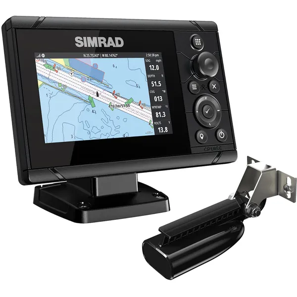 Simrad Cruise 5" kartplotter med ekkolodd inkl. giver