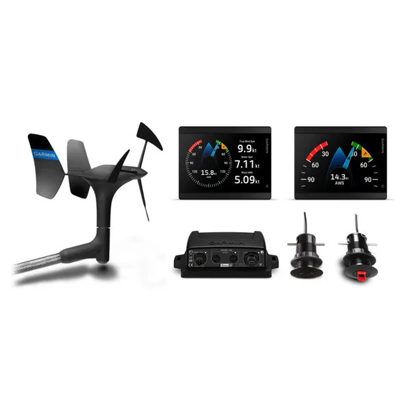 Garmin GMI 40 kablet seilbåtpakke med 2 instrumenter, gWind, GDT 43 og GST 43