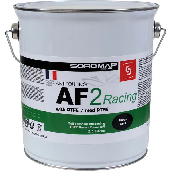 Soromap AF2 Racing selvpolerende bunnstoff Svart 2,5l