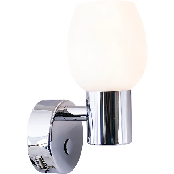 Båtsystem Leia LW2 LED vegglampe med USB-kontakt