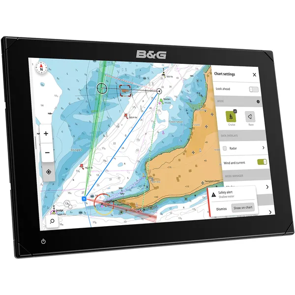 B&G Zeus S 12" kartplotter m/seilfunksjoner og ekkolodd