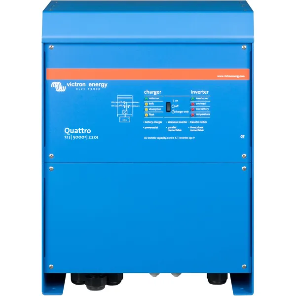 Victron Energy Quattro lader/inverter 12/5000/220-100/100