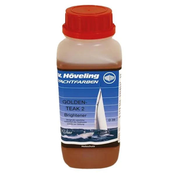 Höveling Golden Teak 2 Brightner - Teakrens steg 2 av 3, 1 liter