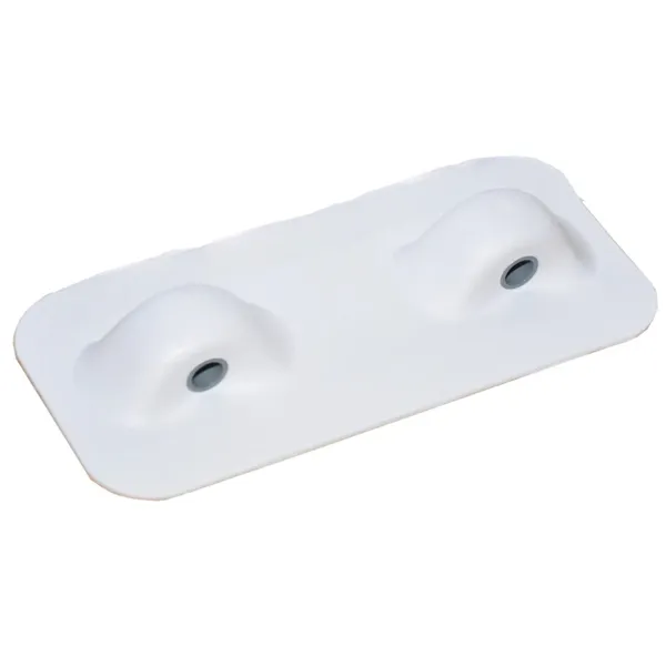 Snap Davit PVC gummipute hvit