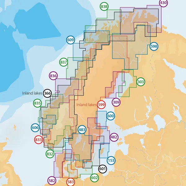 Navionics+ Small kart til kartplotter (SD/Micro-SD)