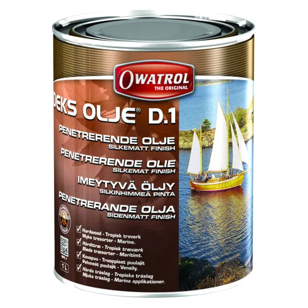 Owatrol Dekksolje D.1 Silkematt 1 l