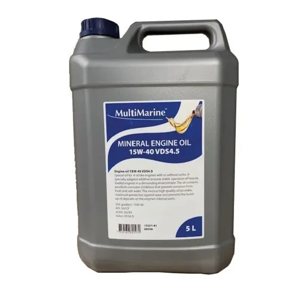 Multimarine Mineral Engine Oil 15W-40 VDS4,5 - 5 liter