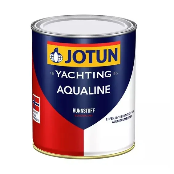 Jotun Aqualine bunnstoff aluminium, sort 0,75 l
