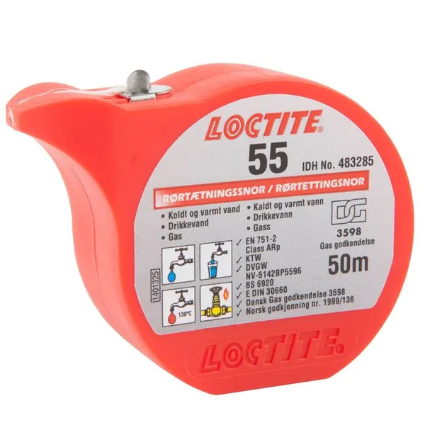 LOCTITE 55 rørtettingssnor 50m