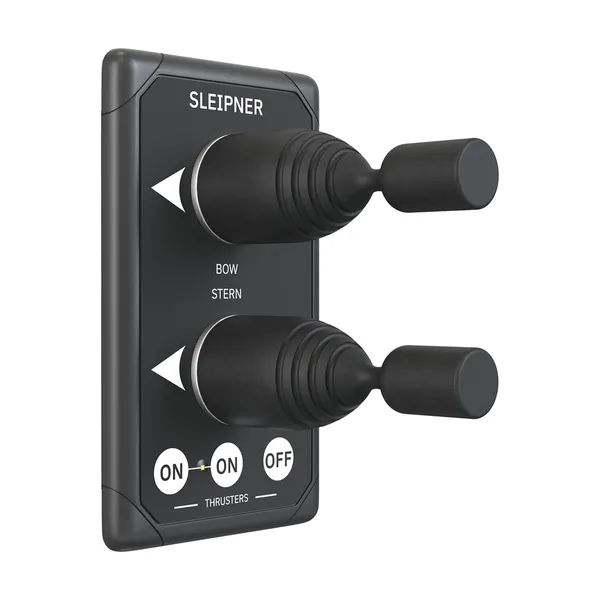 Side-Power 8940S dobbeljoystick for baugpropell/hekkthruster (svart)