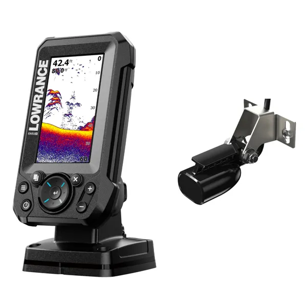 Lowrance Eagle 4" ekkolodd m/hekksvinger
