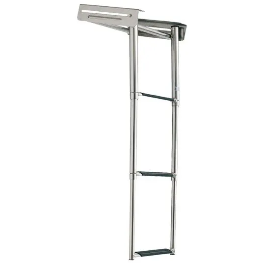 Båtsystem teleskopisk baug/badestige 3 trinn 250mm bredde