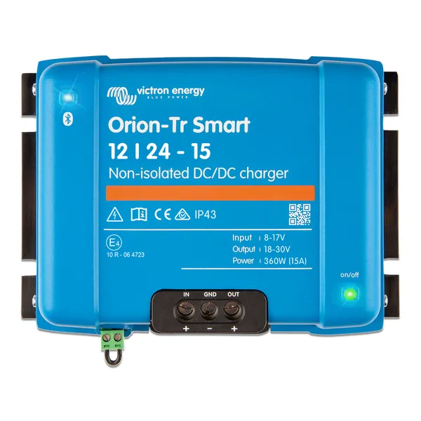 Victron Orion-Tr Smart DC-DC lader 12>24V 15A, uisolert