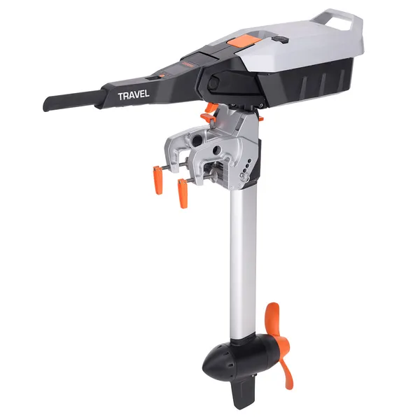 Torqeedo Travel L Range 1100W elektrisk påhengsmotor, lang stamme, innebygd 1425Wh batteri