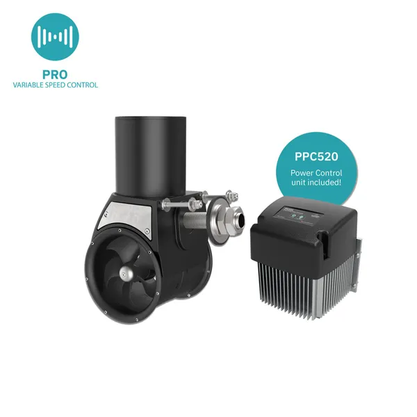 Sleipner SX35 PRO hekkthruster med effektkontroll-12V-35kg-50mm