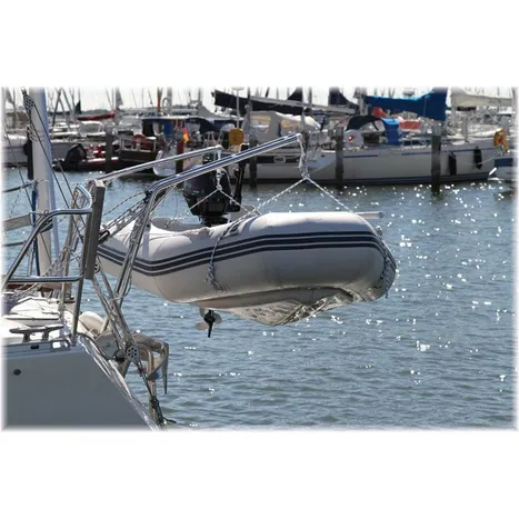 Båtsystem DV32-1 daviter for seilbåt med rund hekk (Ø32mm rør)