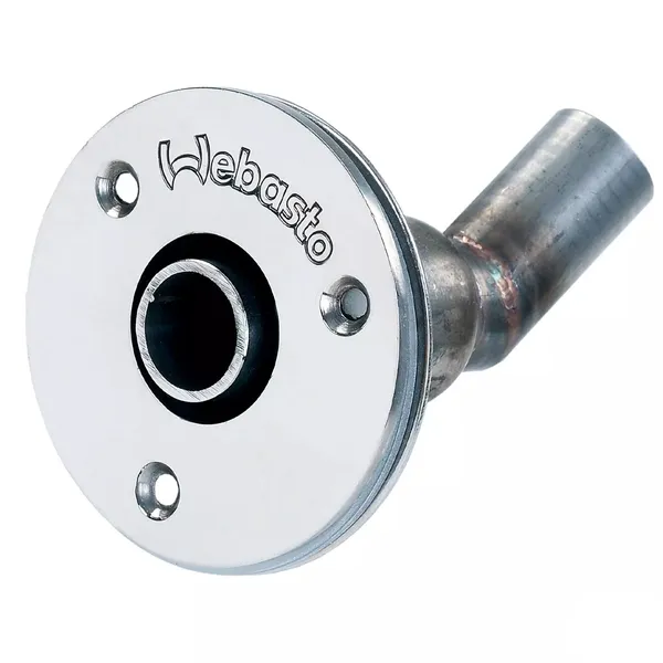 Eksosutløp 24mm, dobbel isolert, rett