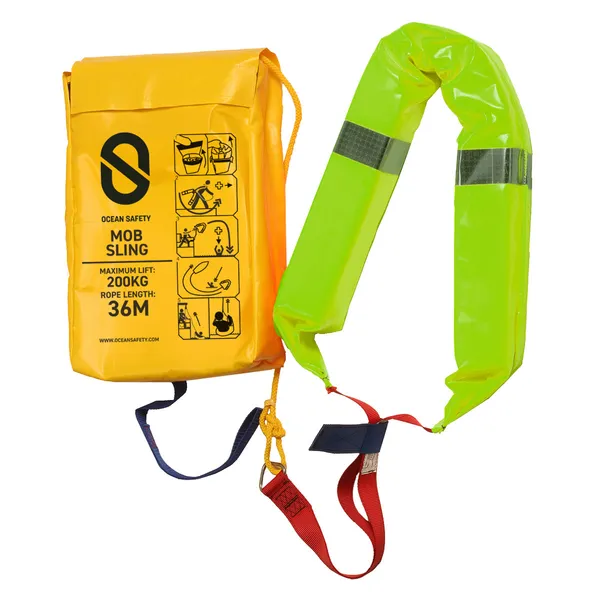 Ocean Safety Rescue Sling 36-meter kasteline - gul veske