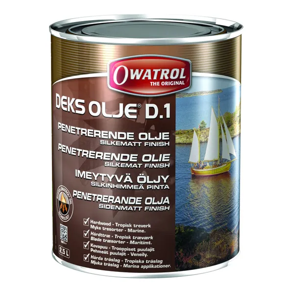 Owatrol Dekksolje D.1 Silkematt 2,5 l
