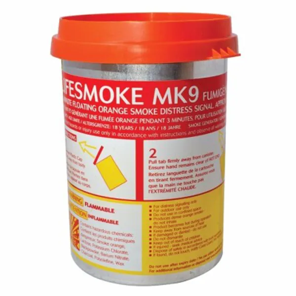 Pains Wessex Lifesmoke MK9 oransje røykboks (sendes ikke pr post)