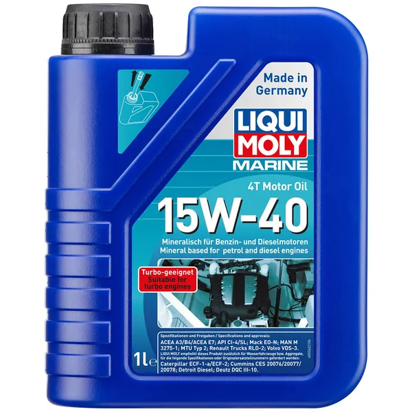Liqui Moly Marine 4T Motorolje 15W-40 1 liter
