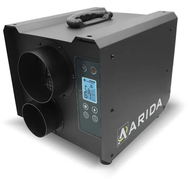 Arida Pro S19 Light fastmontert sorpsjons-avfukter m/hygrostat