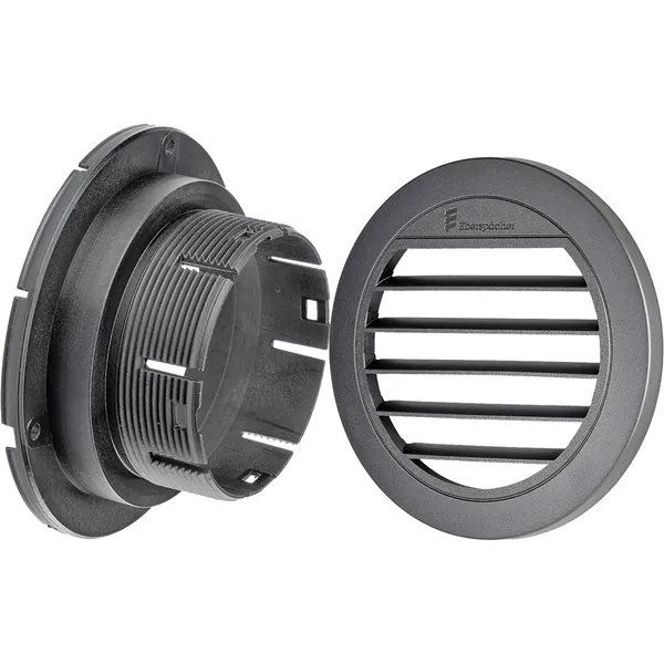 Eberspächer 90mm åpent luftutslipp (svart)