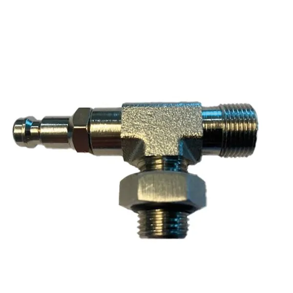 Multisteer T-stykke sylinder med lufting, for hydraulisk styring