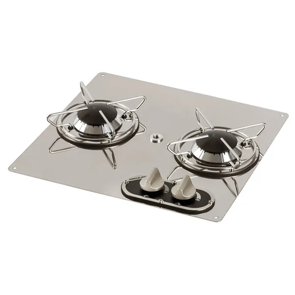 Navy Load koketopp med 2 bluss 380x360mm