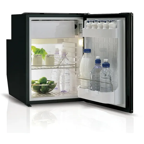 Vitrifrigo C51i 51-liter kjøleskap, lys grå front, 12/24V, Airlock, uten ramme