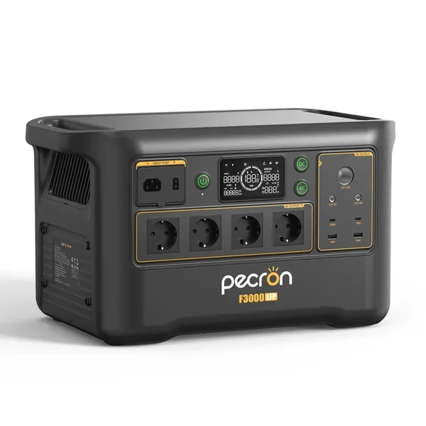 Pecron F3000LFP Strømstasjon 3072Wh 3600W