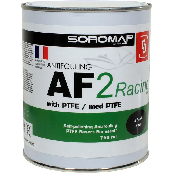 Soromap AF2 Racing selvpolerende bunnstoff Svart 0,75l