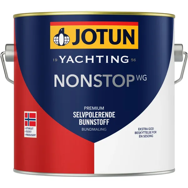 Jotun Nonstop WG selvpolerende bunnstoff, Grå, 2,5l