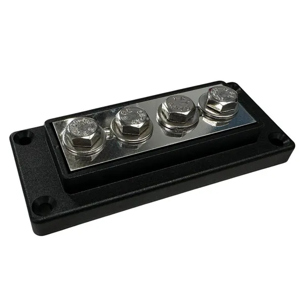 ProSupply Koblingsskinne 4xM8 sort 750A