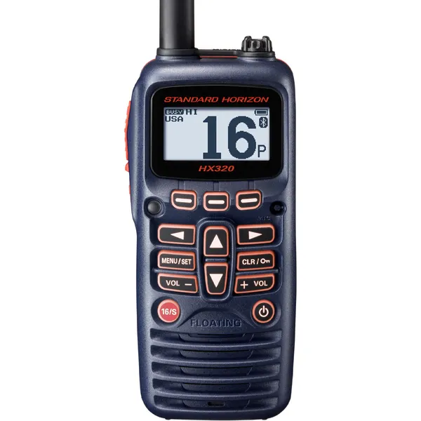 Standard Horizon HX320E 6W håndholdt flytende VHF